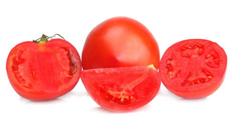 Tomatoes isolated on white background