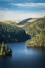 Llyn Brianne is a man-made lake or reservoir in the headwaters of the River Tywi in Wales