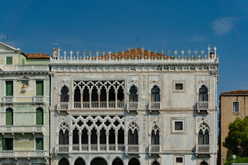 Fototapeta na wymiar Ca d Oro (Palazzo Santa Sofia), a palace on the Grand Canal in Venice, Veneto, Italy