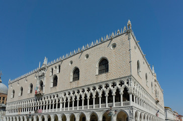 Naklejka premium Doge's Palace (Palazzo Ducale) on San Marco square, Venice, Veneto, Italy