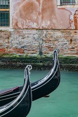 Fototapeta na wymiar Details of gondola, Venice, Veneto, Italy