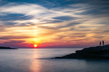 Fototapeta na wymiar Sonnenuntergang in Prementura