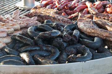 blood sausage and meat products
