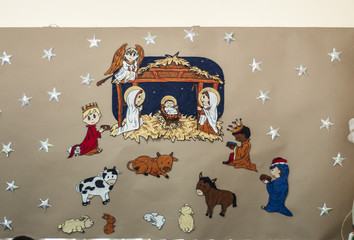 Nacimiento navide&ntilde;o mexicano