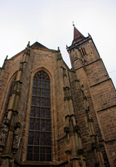 cloudy winter day in Ansbach