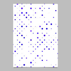 Geometrical dot pattern brochure background - vector graphic design