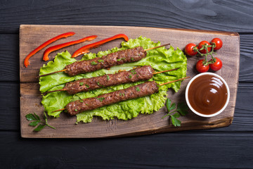 Shish kebab or lula-kebab
