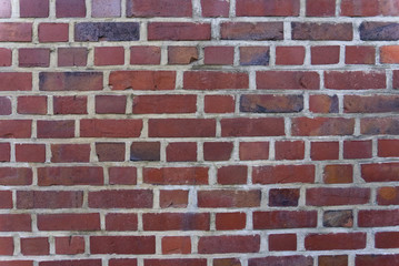 Obraz premium Dark red orange brick wall texture