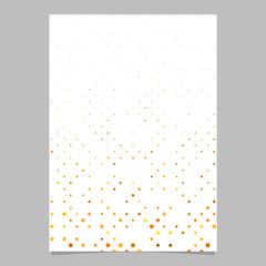 Abstract circle pattern poster template - vector cover background from dots