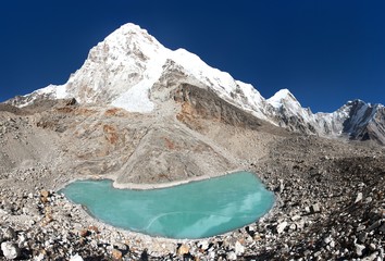 mount Pumori or Pumo Ri, Nepal Himalayas mountains