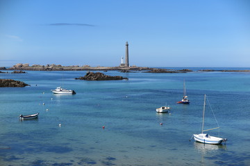 Leuchtturm der Ile Vierge, Bretagne