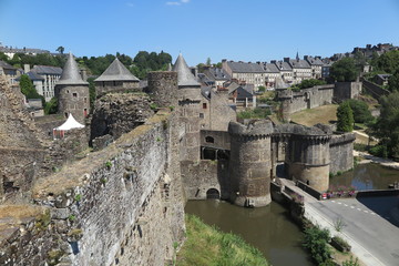 Fototapeta na wymiar Festung von Fougères, Bretagne