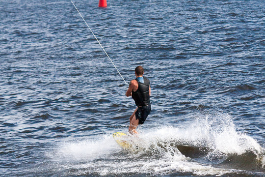surfer in action