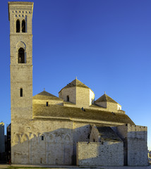 Fototapeta premium Molfetta town in Apulia, Italy. Apulian Romanesque style.