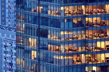 Modern building facade