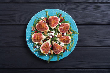 Figs autumn salad