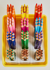 wood color pencils