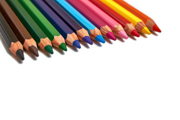 wood color pencils