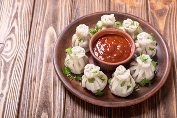 Georgian dumplings khinkali