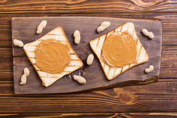 Peanut butter sandwiches