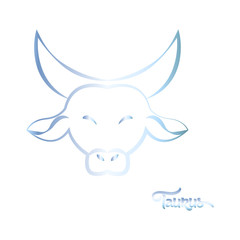 Abstract zodiac symbol