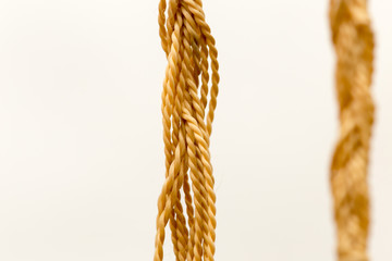 Rope isolated on white background