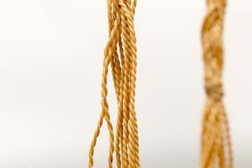 Rope isolated on white background