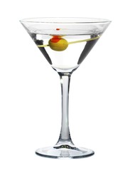 Martini Drink With Olive