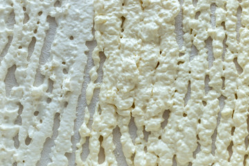 Background polyurethane foam for thermal insulation of walls - obrazy, fototapety, plakaty