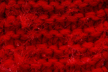 Background of red washcloth for bath