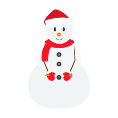 cute snowman character
