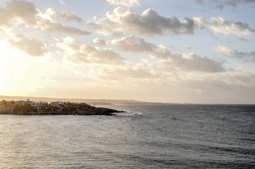 Obraz premium The beautiful Coral Bay Beach Pafos in Cyprus