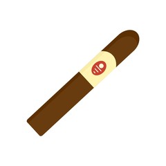 Royale cigar of cuba icon. Flat illustration of royale cigar of cuba vector icon for web design