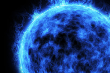 3d rendering, Fireball, flaming fire