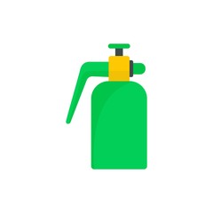 Garden spray bottle icon. Flat illustration of garden spray bottle vector icon for web design