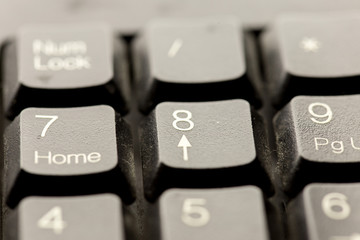 macro laptop keyboard