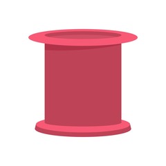 Female condom icon. Flat illustration of female condom vector icon for web design