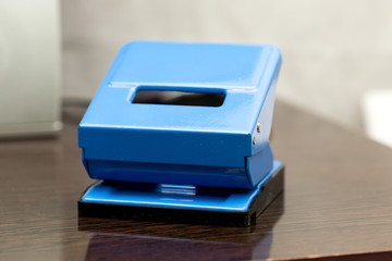 office hole punch on the table