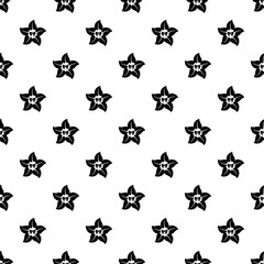 Flower star icon. Simple illustration of flower star vector icon for web