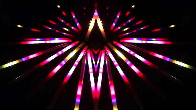 Abstract colorful lights on dark background 