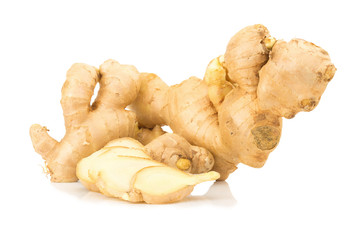 ginger isolated on white background