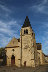 Fototapeta na wymiar Eglise Condé en Brie