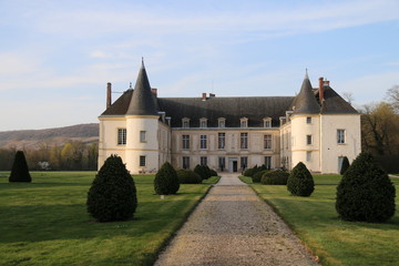 Fototapeta na wymiar Chateau Condé en brie