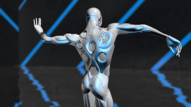 Dancing AI Artificial intelligence simulation of human intelligence by machines