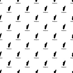 Madagascar map icon. Simple illustration of madagascar map vector icon for web