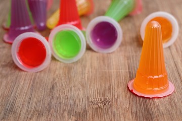Sweets jelly with colorful