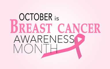 October is breast cancer awareness month