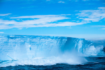 Beautiful view of the iceberg in Antarctica