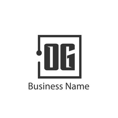 Initial Letter OG Logo Template Design