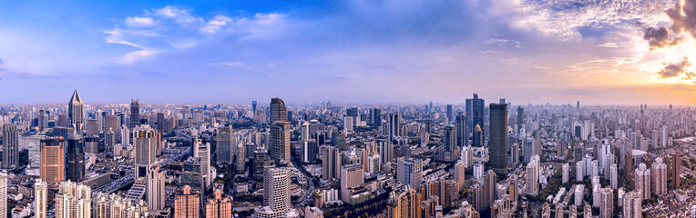 Shanghai urban construction, landscape